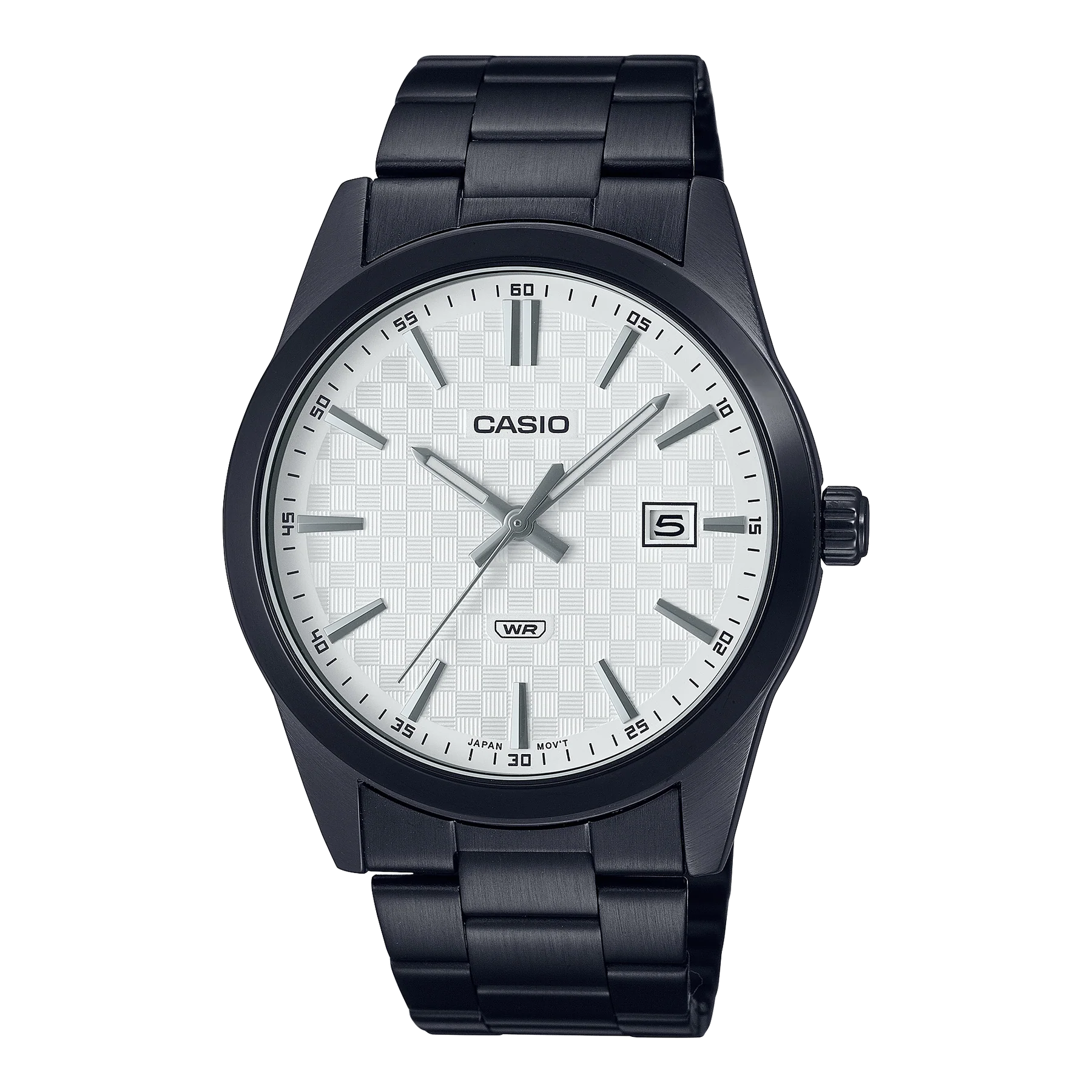 Casio Getns Analog Checker Black Watch