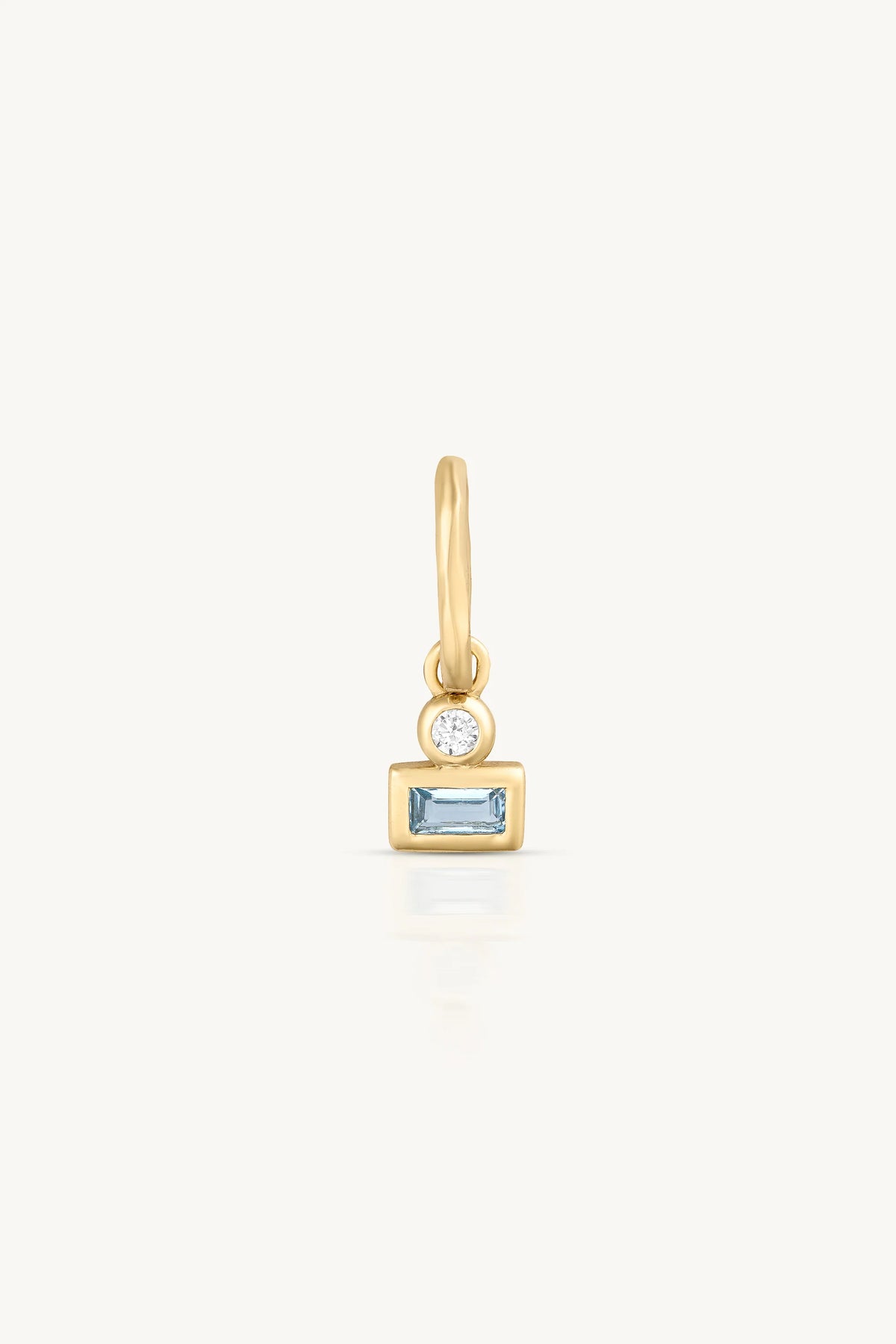 Toni May  March Swiss Topaz Petite Gold Charm