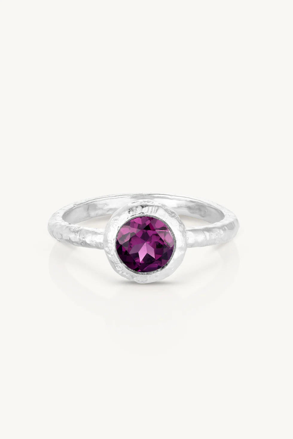 Toni May Marlow Rhodolite Silver Stacker