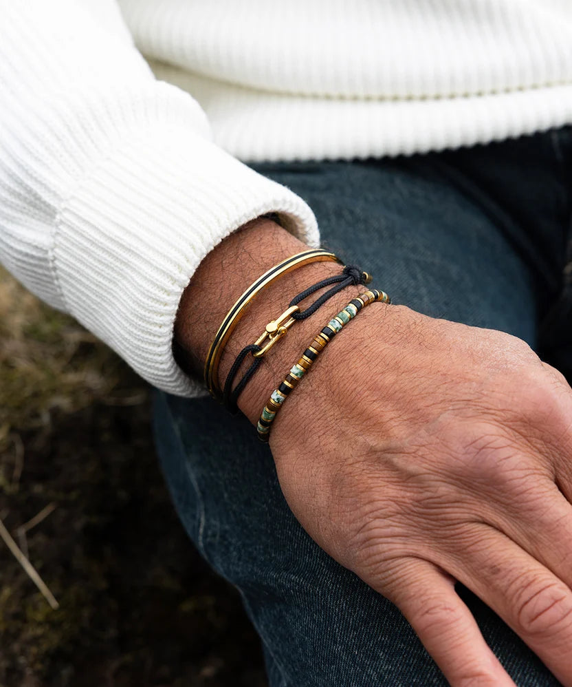 Pig and Hen Navarch 4mm Bangle Gold