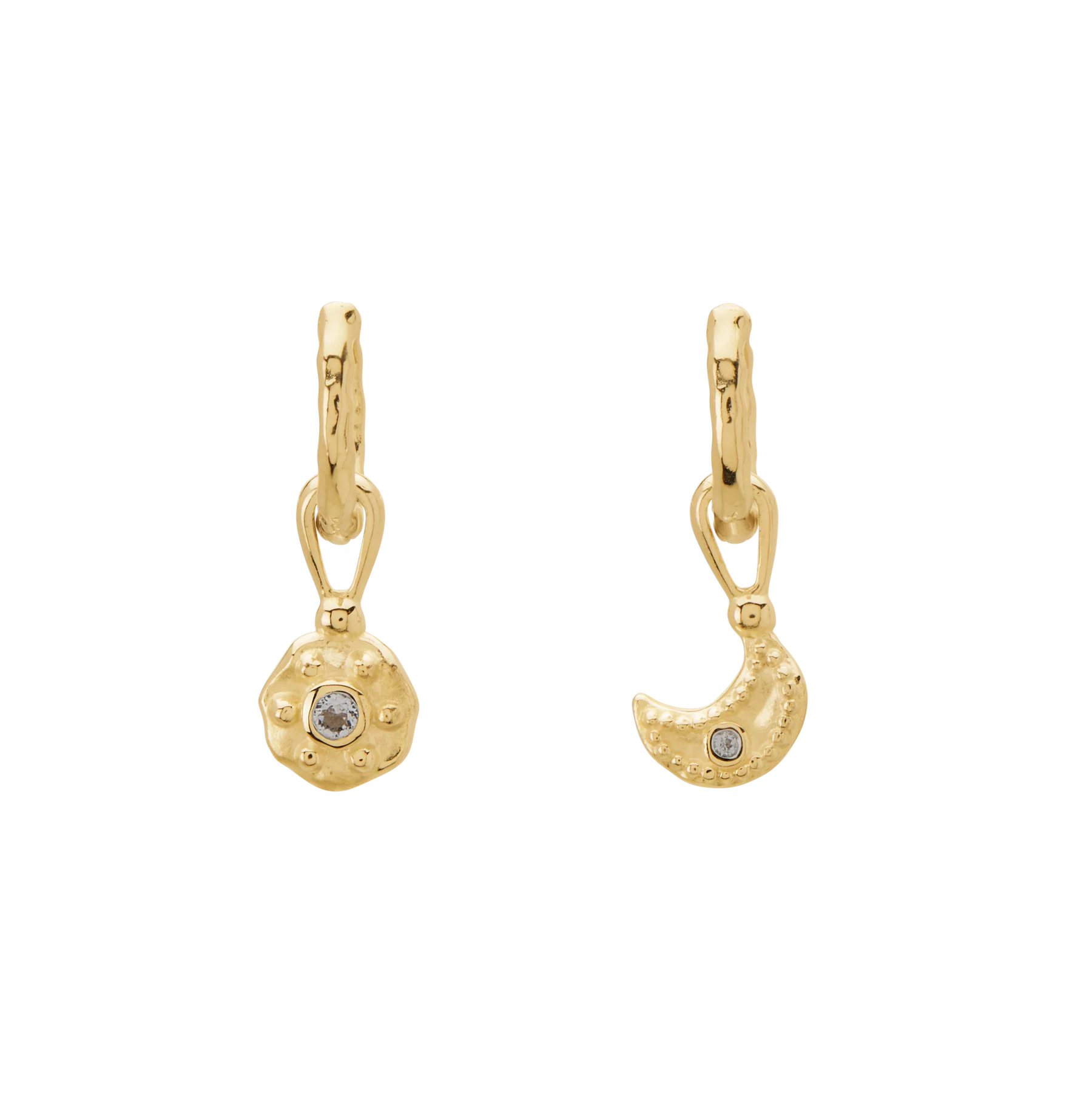 Murkani Night Sky Huggies in 18KT Yellow Gold Plated