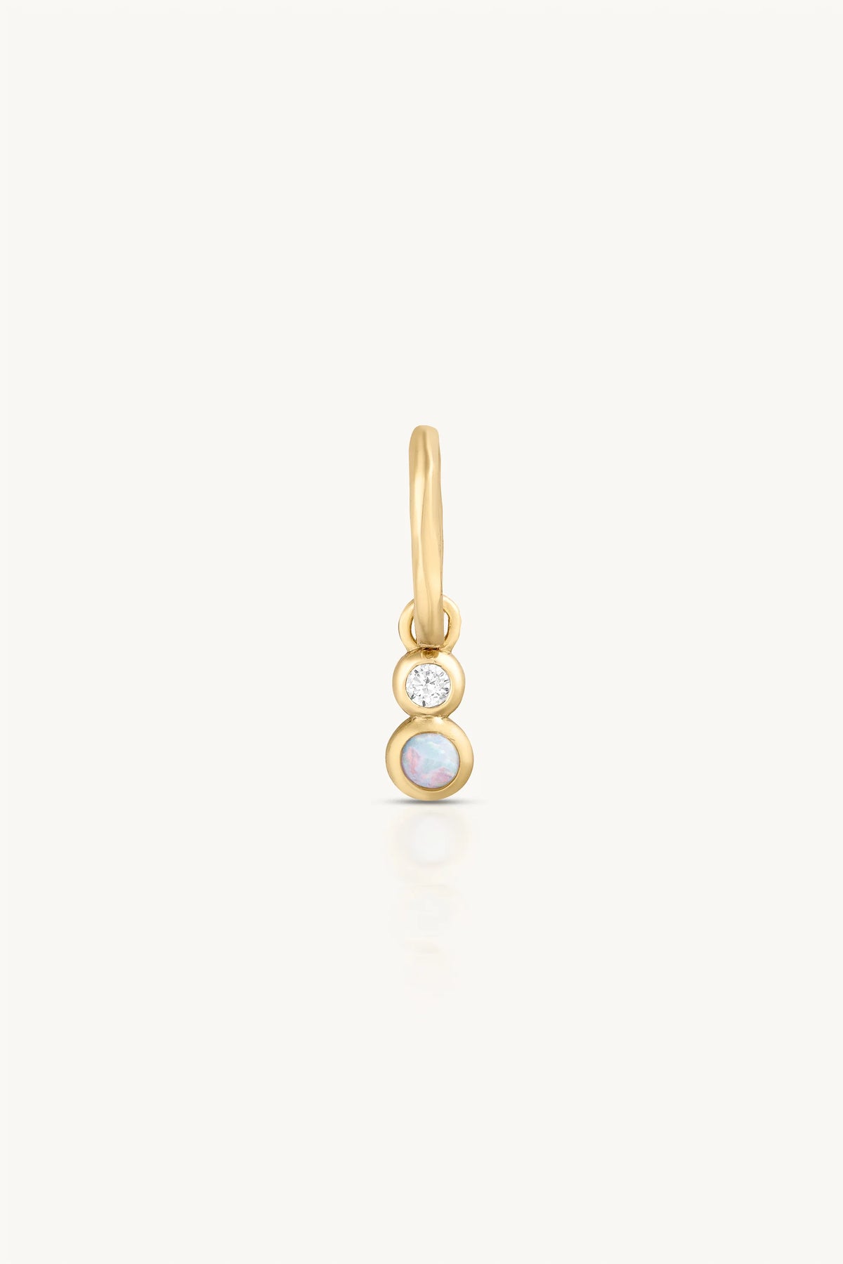 Toni May October Opal Petite Gold Charm