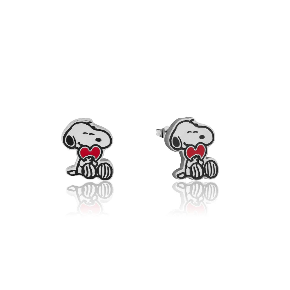 Couture Kingdom - ECC Peanuts Snoopy Heart Stud Earrings