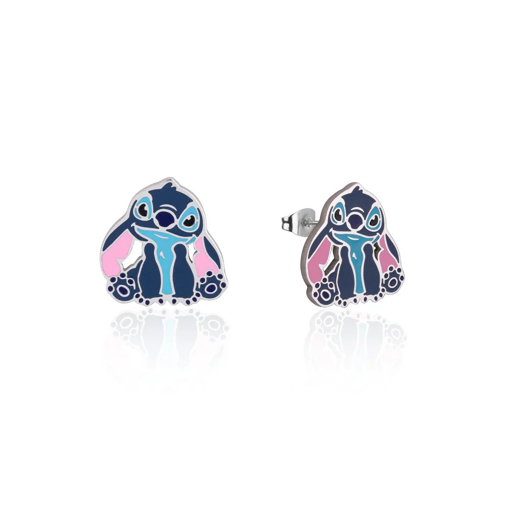 Couture Kingdom - ECC Disney Lilo and Stitch Droopy Ears Enamel Stud Earrings