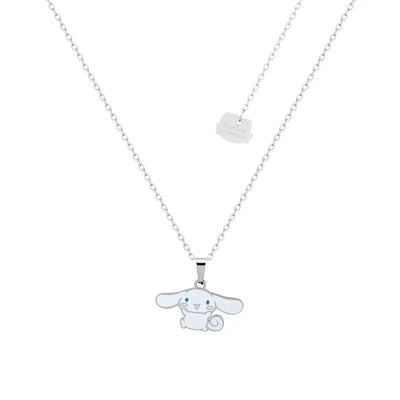 Couture Kingdom - ECC Sanrio Hello Kitty Cinnamoroll Necklace Silver