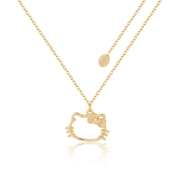 Couture Kingdom - Sanrio Precious Metal Hello Kitty Outline Necklace Gold