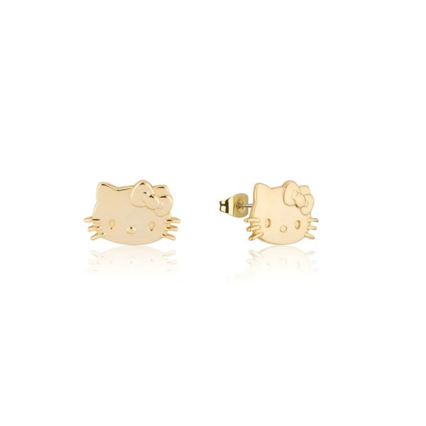 Couture Kingdom - Sanrio Precious Metal Hello Kitty Stud Earrings Gold