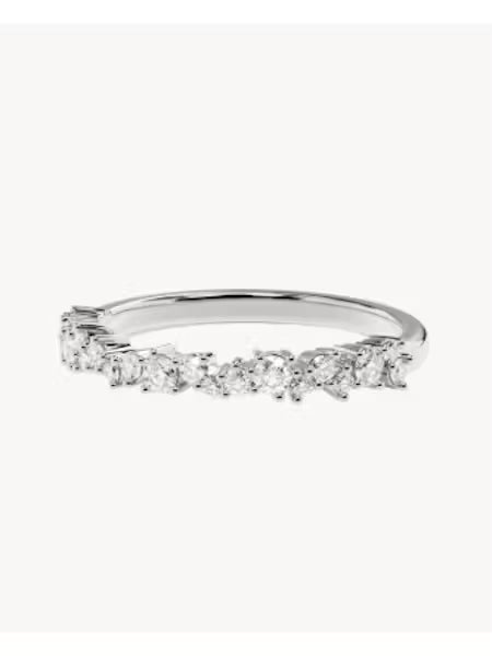 By Charlotte Sterling Silver Crystal Dust Fine Ring