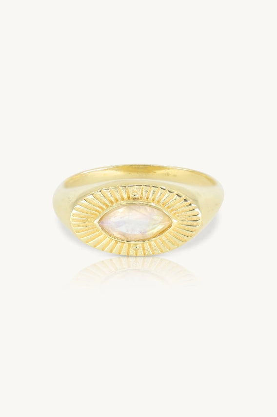 Toni May Radiance Moonstone Gold Ring