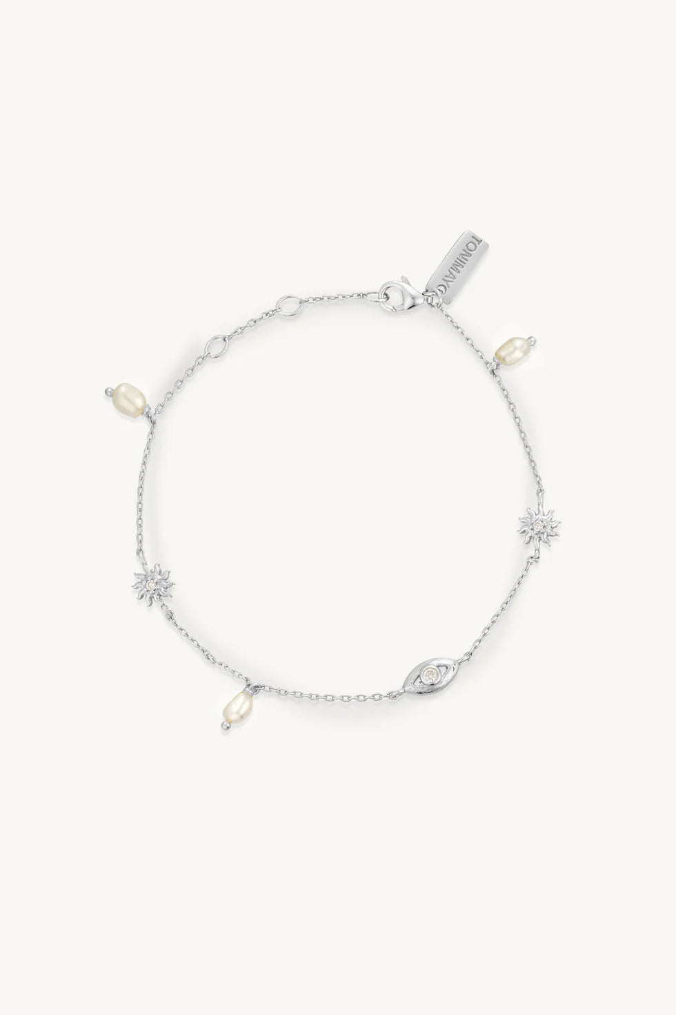 Toni May Soleil Pearl Silver Bracelet