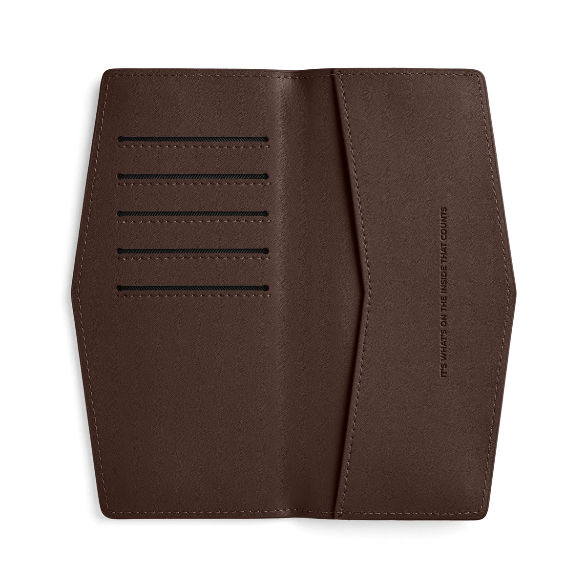 Fox & Leo Slimline Wallet - Chocolate