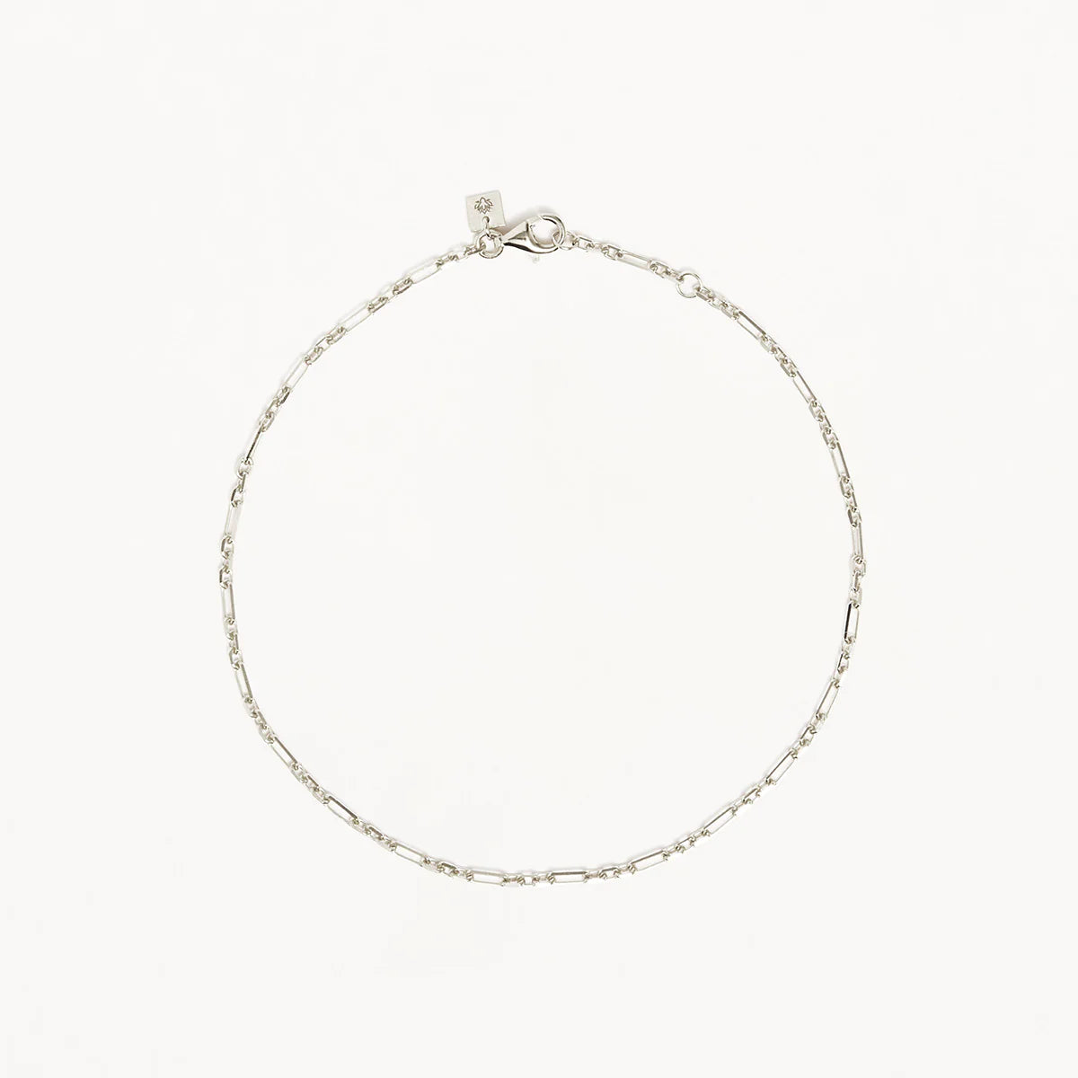 By Charlotte mixed Link Charlotte Anklet- Silver