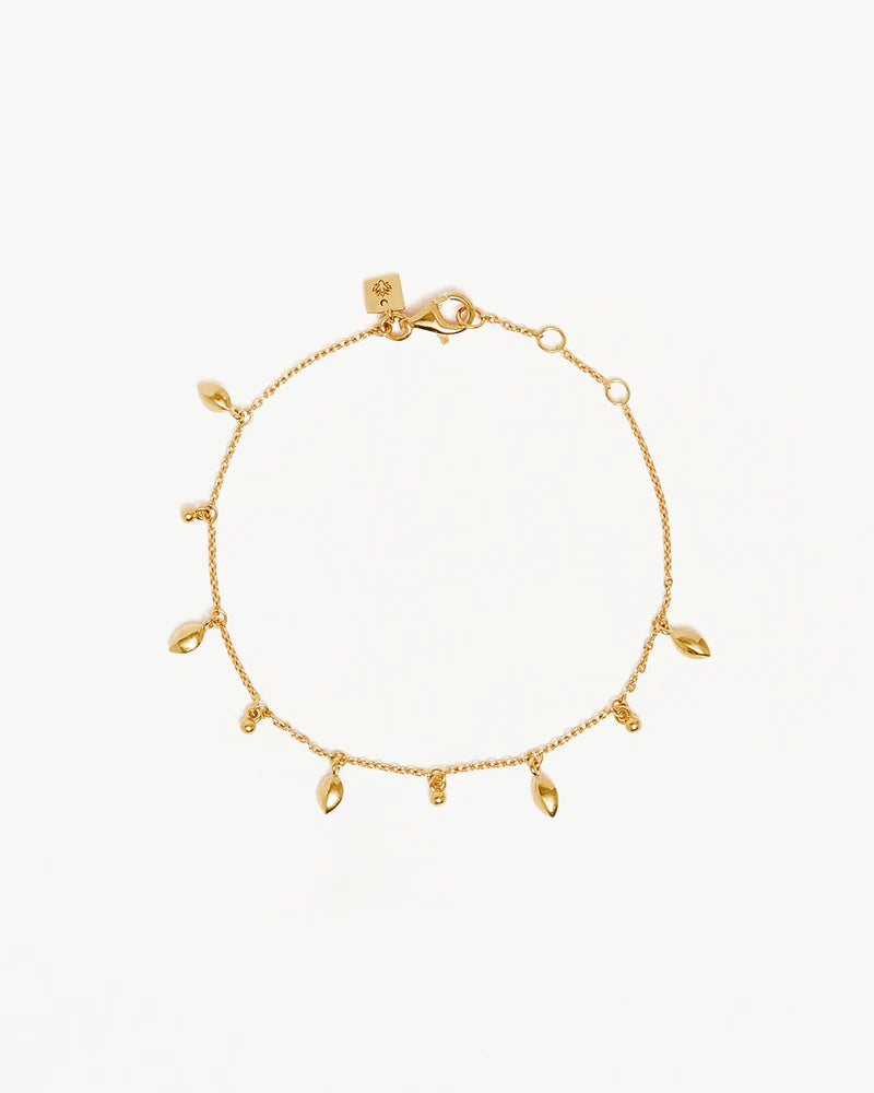 By Charlotte 18k Gold Vermeil Live in Grace Bracelet