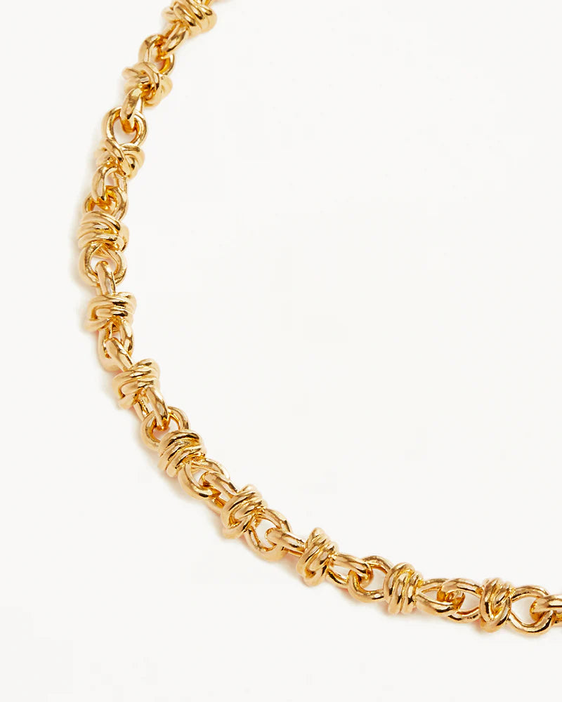 By Charlotte 18k Gold Vermeil Entwined Bracelet