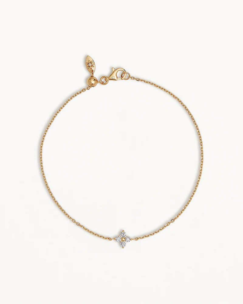 By Charlotte Crystal Bloom Bracelet Gold