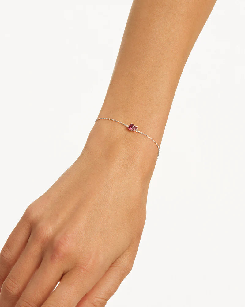 By Charlotte Kindred Bracelet July Silver