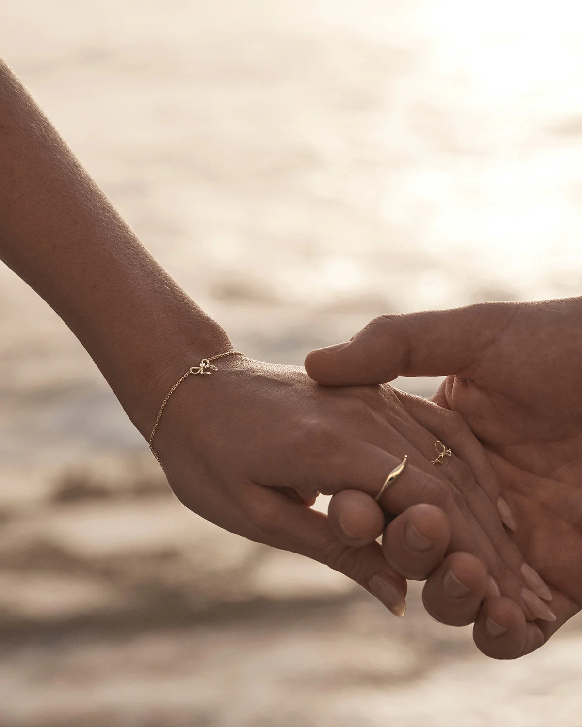 By Charlotte 18k Gold Vermeil Forever More Bow Bracelet