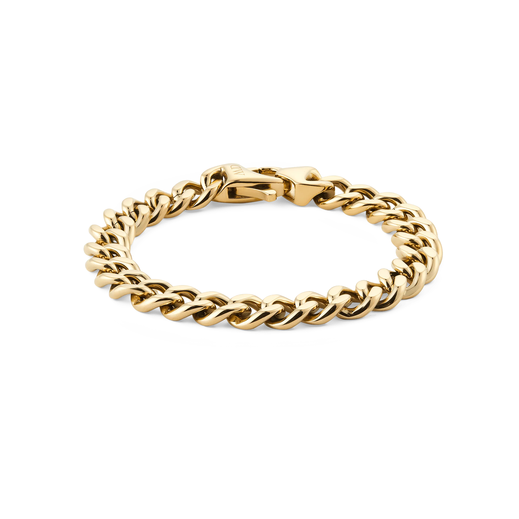 Daniel Wellington Ellipse Cuban Chain Bracelet Gold