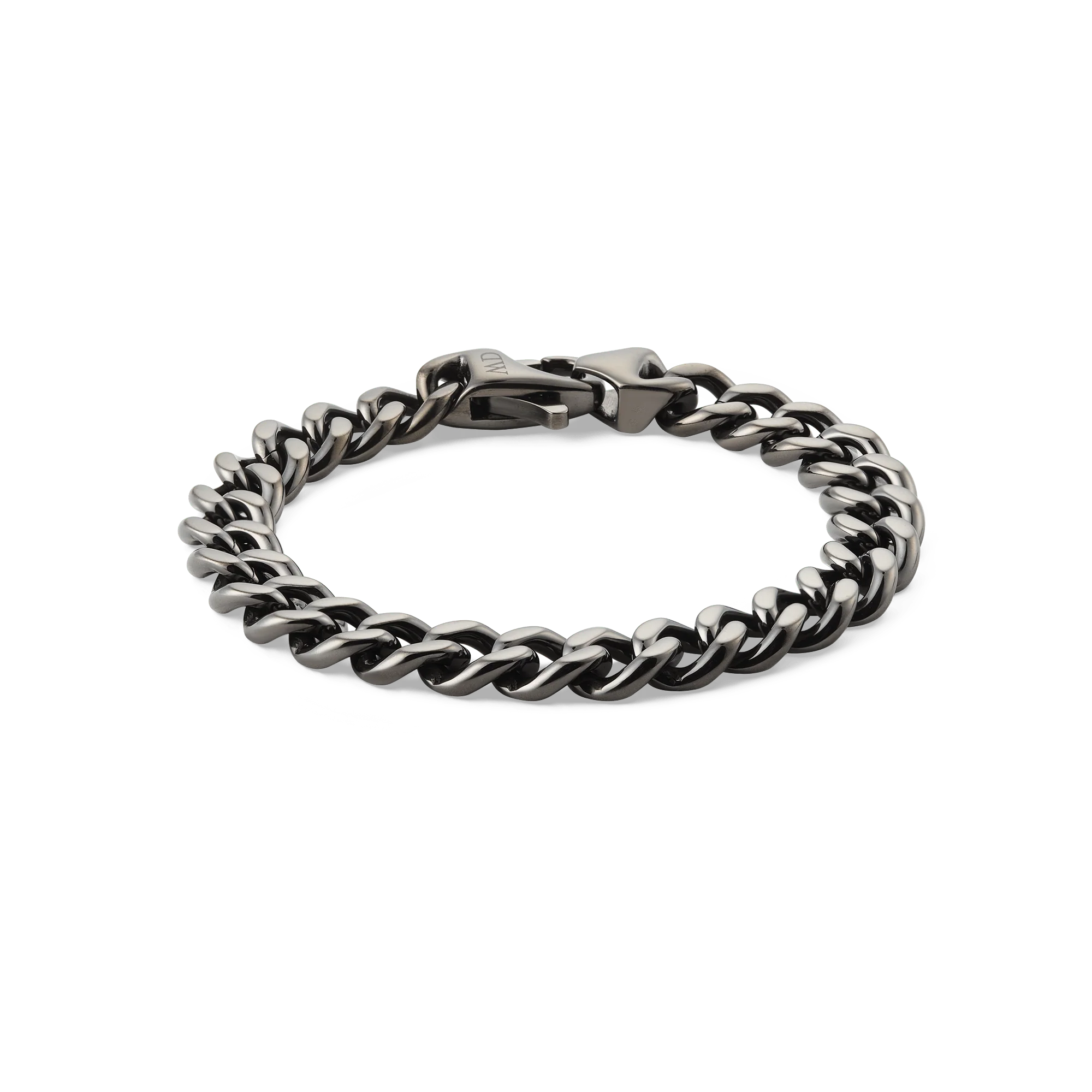 Daniel Wellington Ellipse Cuban Chain Bracelet Graphite