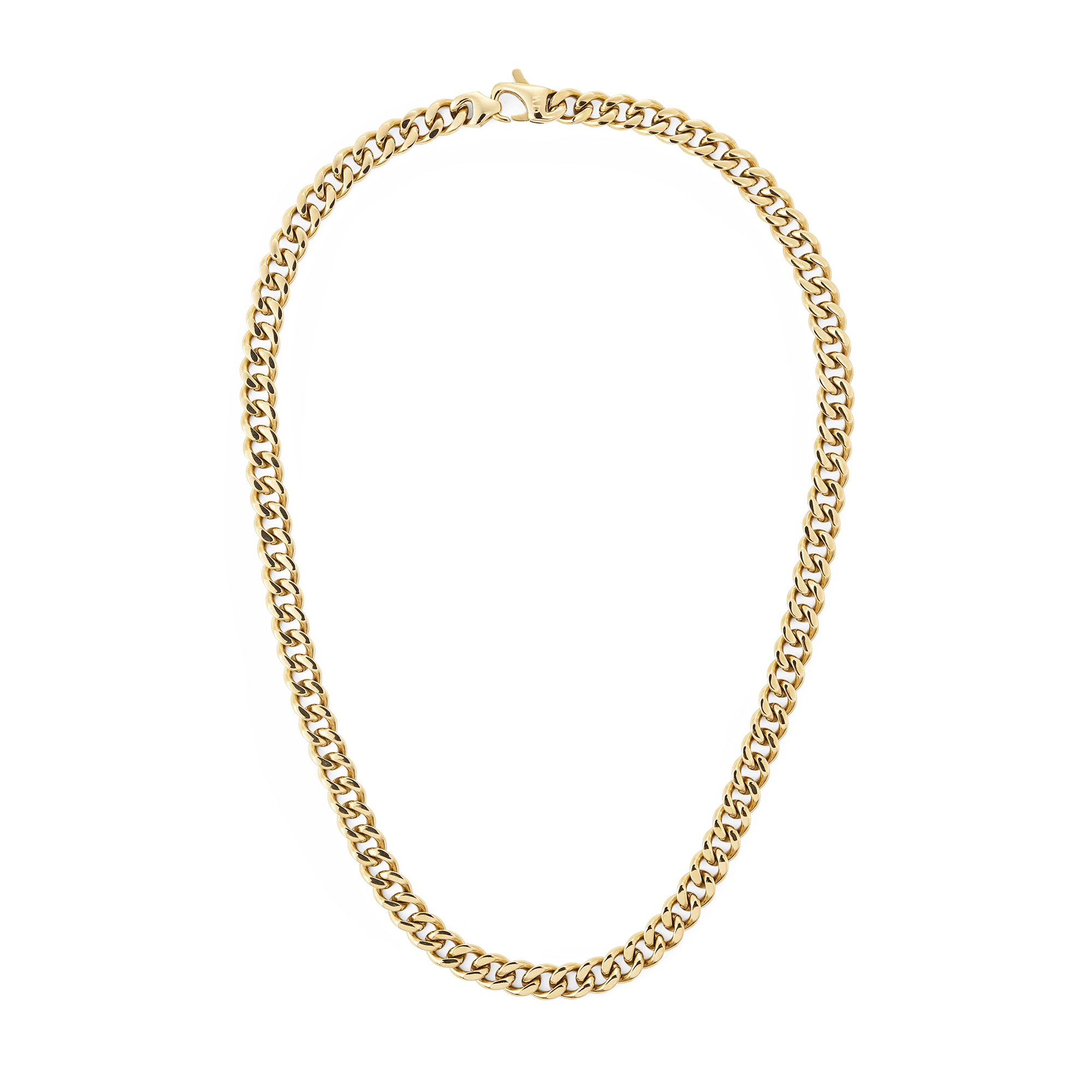 Daniel Wellington Ellipse Cuban Chain Necklace Gold
