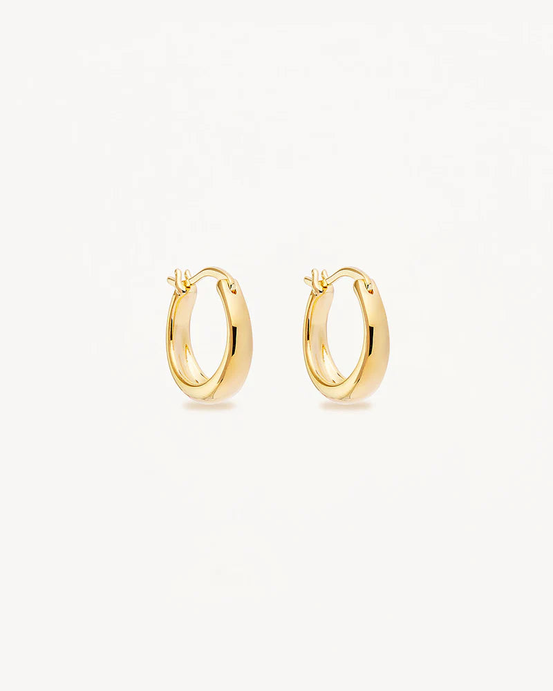 By Charlotte 18k Gold Vermeil Infinite Horizon Small Hoops