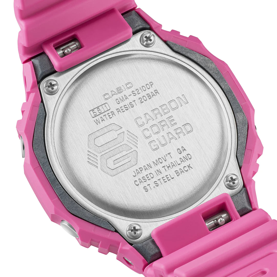 G-Shock Mid Suo Hot Pink GMAS2100P-4A Watch