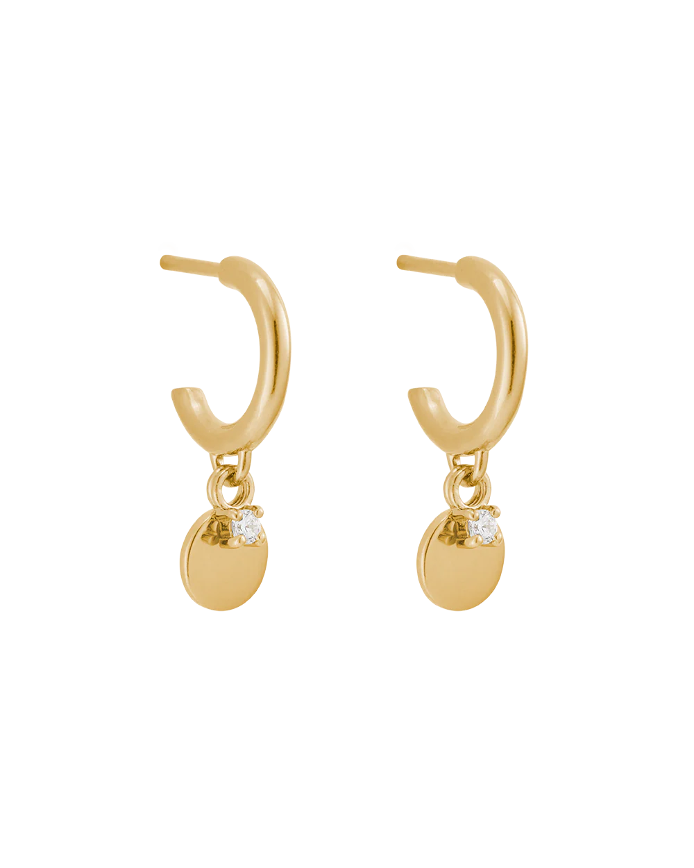Kirstin Ash Gold Honour Hoops- 18k Gold Plated