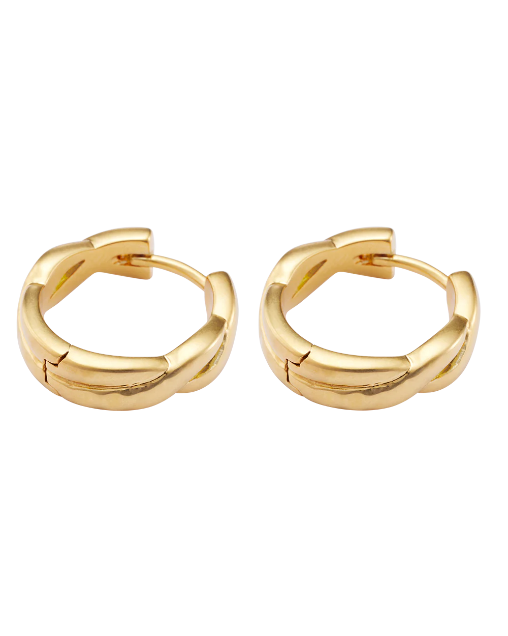 Kirstin Ash Idle Hoops- 18k Gold Plated