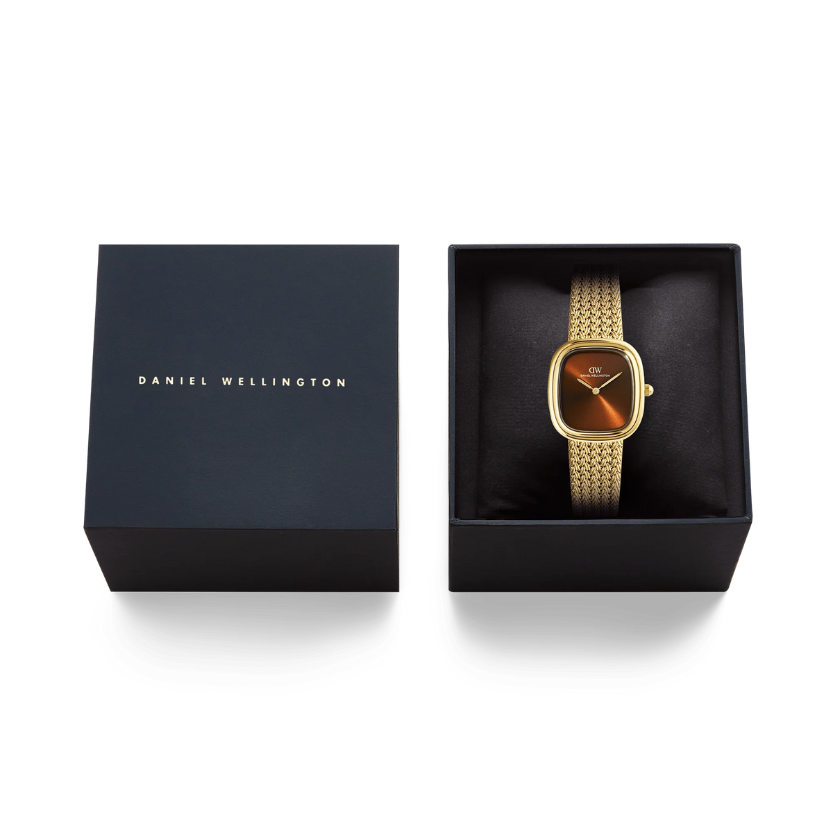 Daniel Wellington Margot Braided Mesh Amber Gold