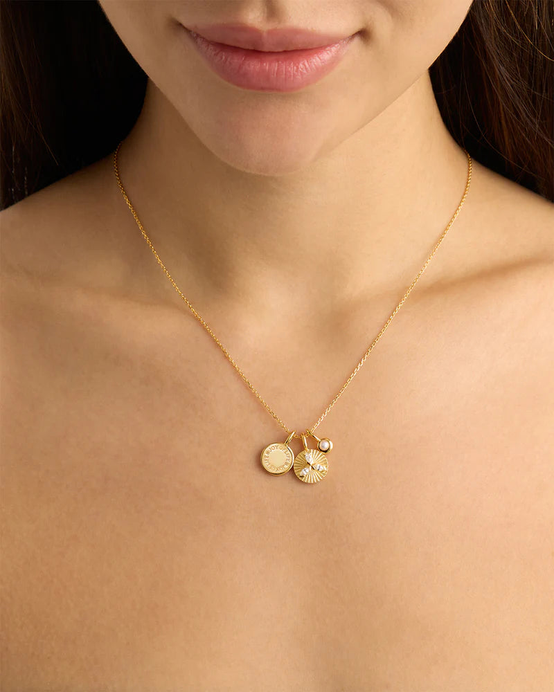 By Charlotte 18k Gold Vermeil Joy Necklace