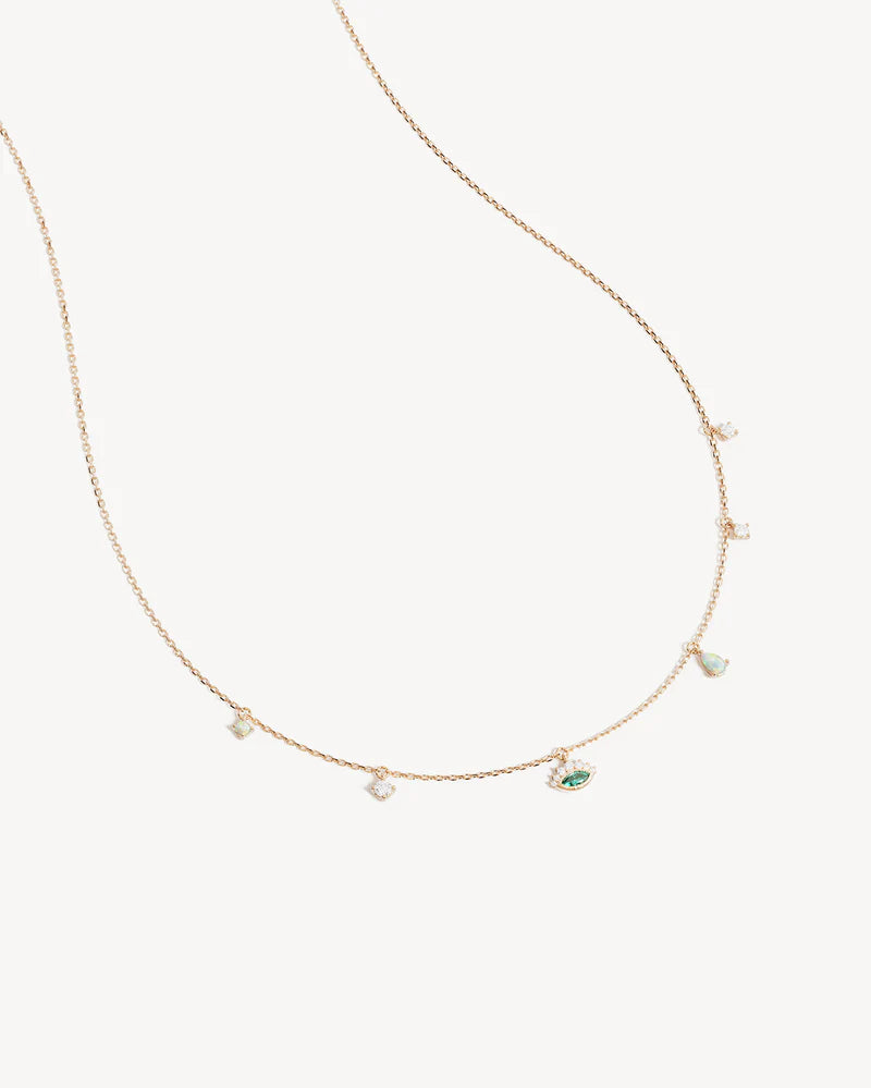 By Charlotte 18k Gold Vermeil Hope and Protection Necklace