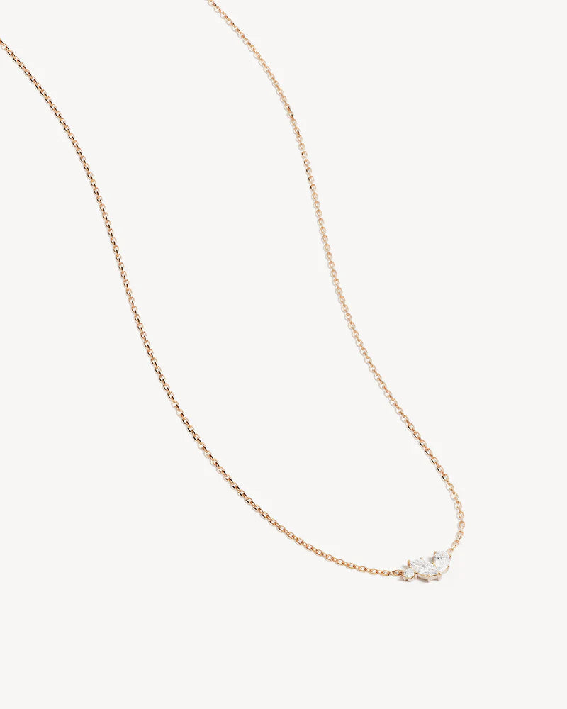 By Charlotte18k Gold Vermeil Crystal Wings Neckace