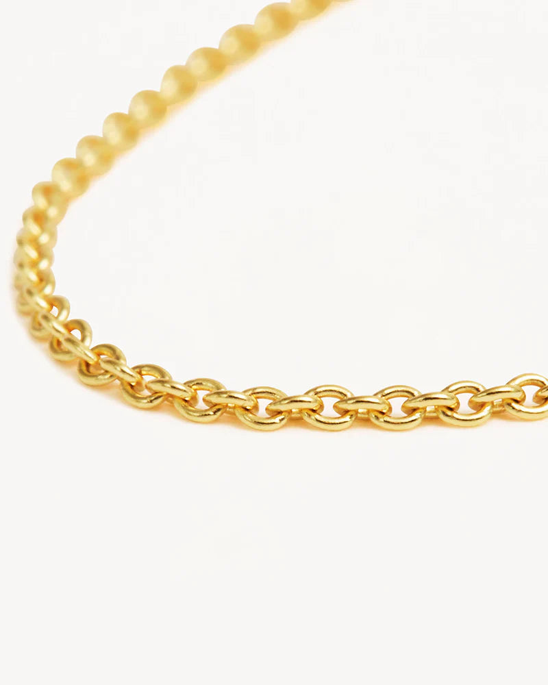 By Charlotte 18k Gold Vermeil 18" Fine Rolo Chain Necklace