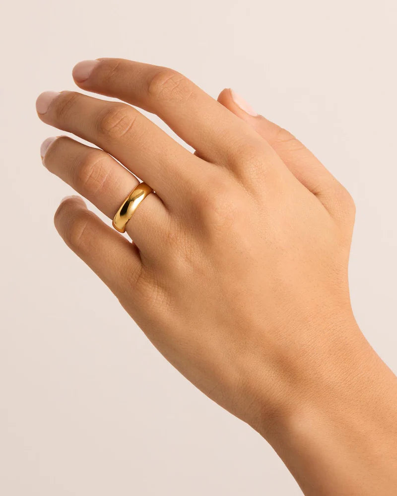 By Charlotte 18k Gold Vermeil Lover Bold Ring