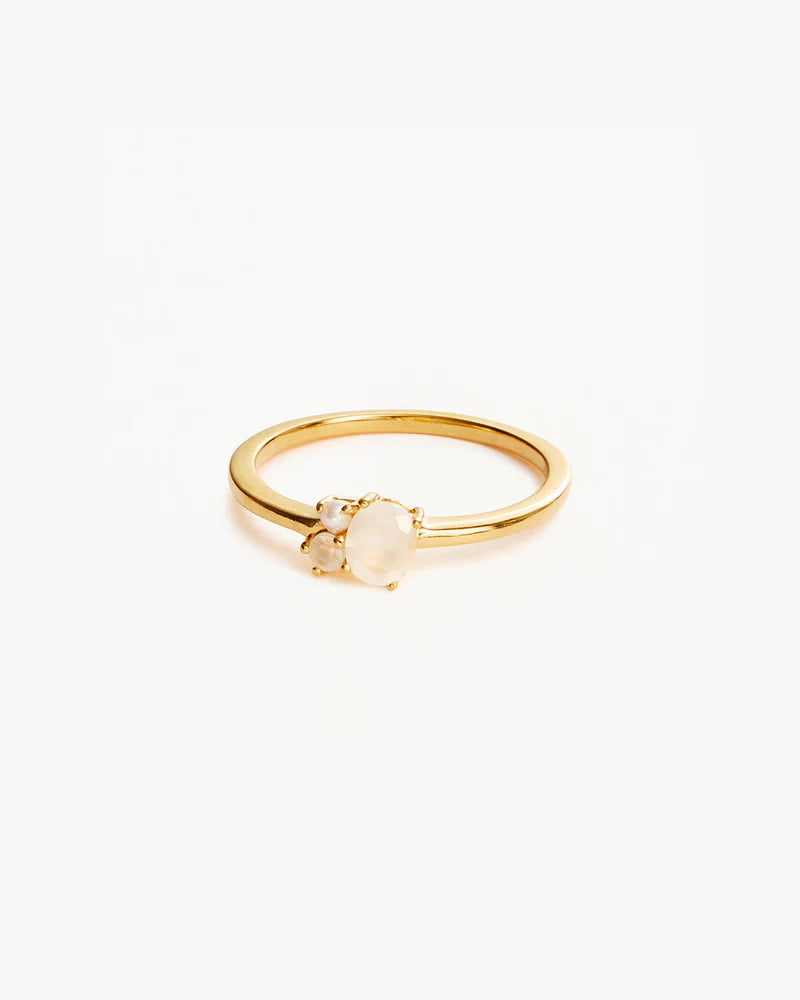 By Charlotte 18k Gold Vermeil Kindred Birthstone Ring - June