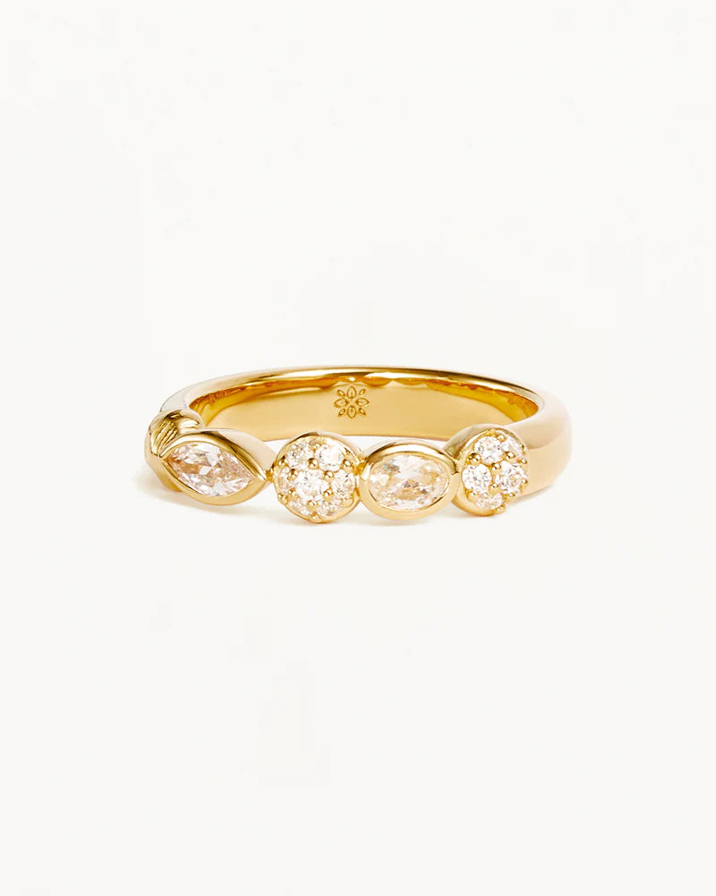 By Charlotte 18k Gold Vermeil Magic of Eye Crystal Ring