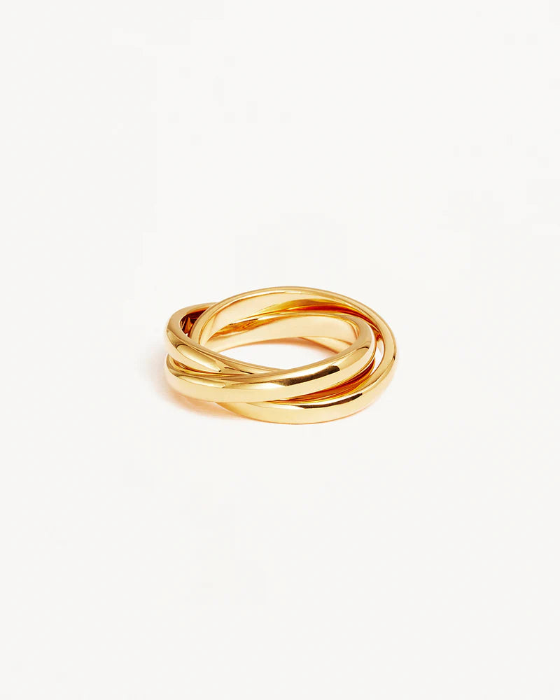 By Charlotte 18k Gold Vermeil Now and Forever Ring