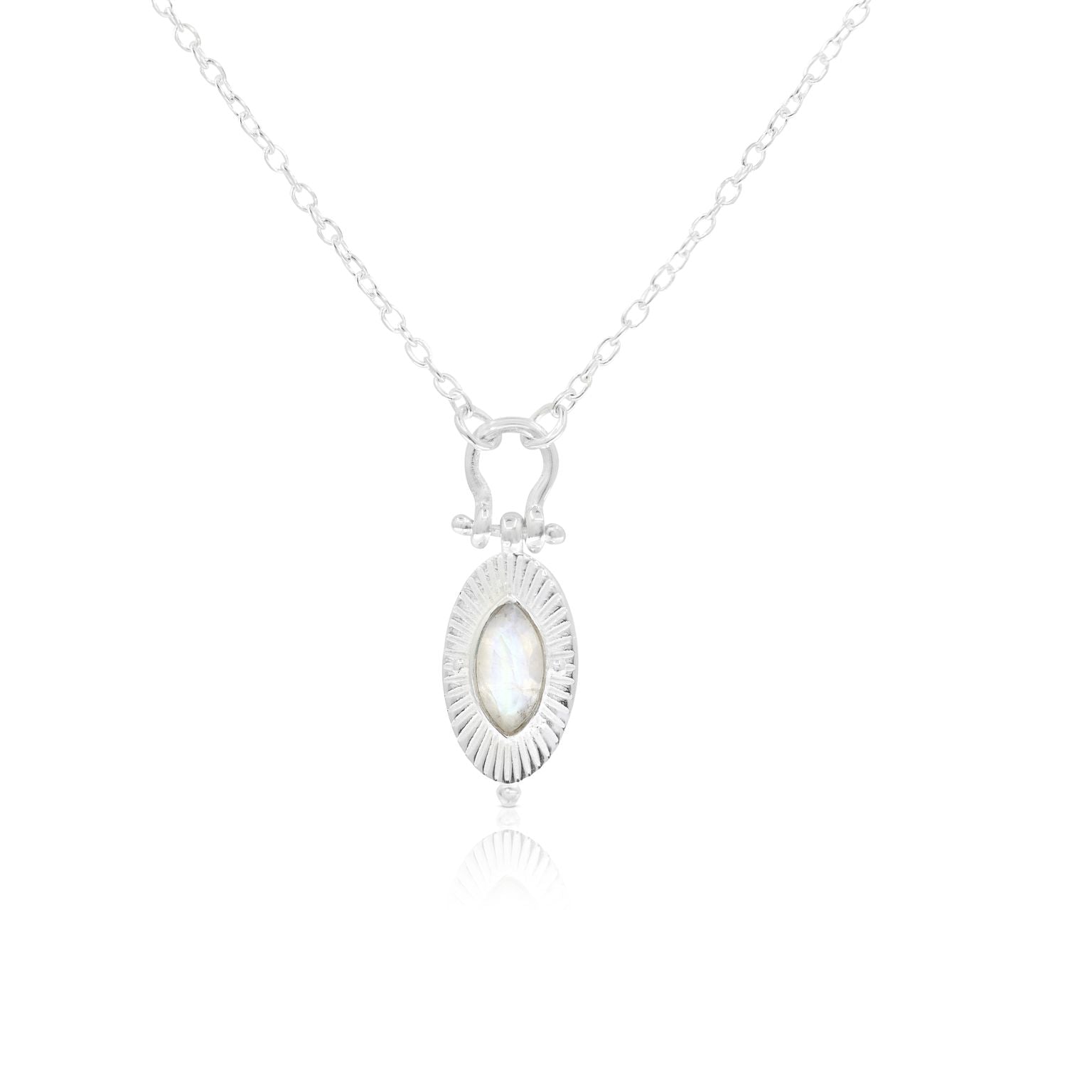 Toni May Radiance Moonstone Silver Necklace