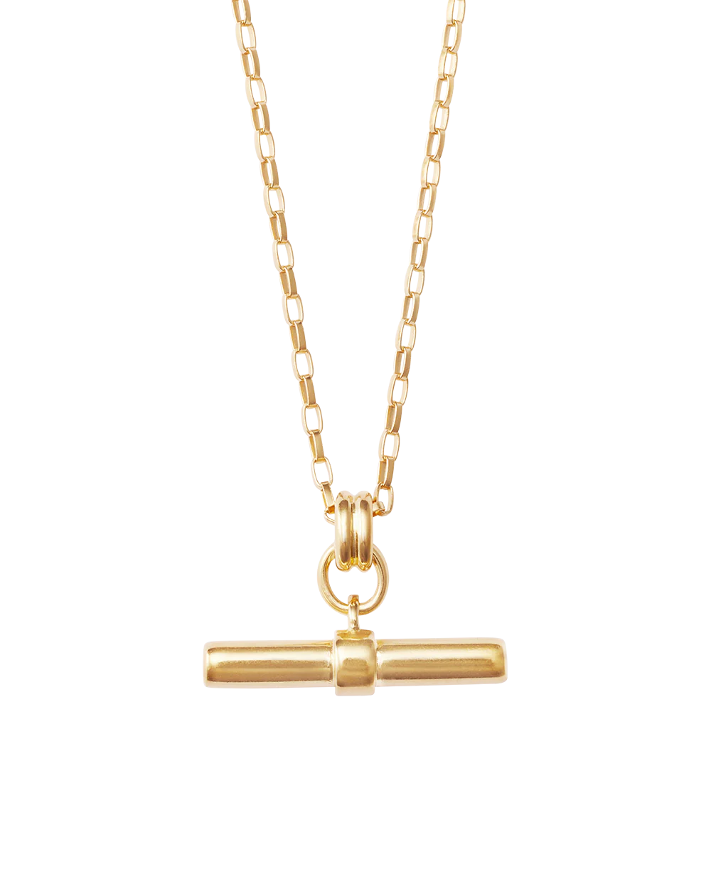 Kirsten Ash Roam T-Bar Necklace Gold