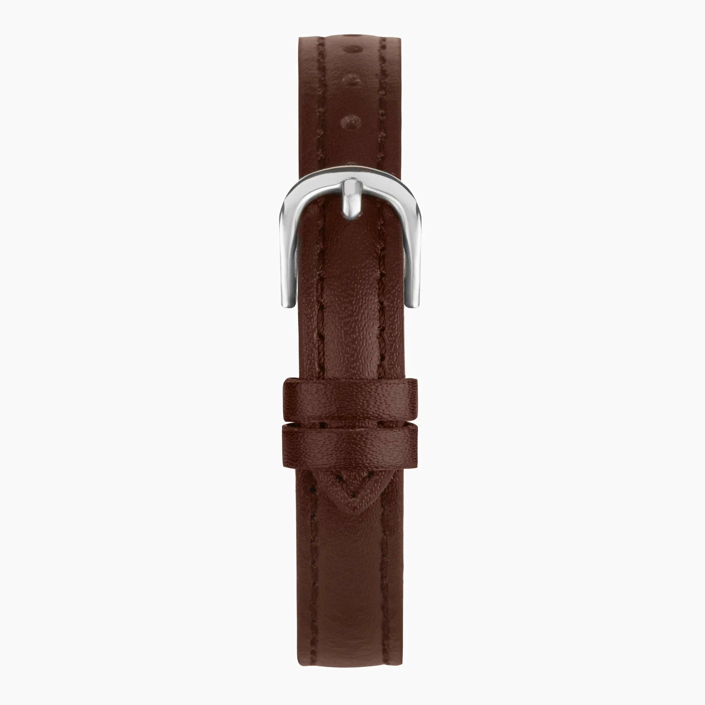 Sekonda Evans Ladies Watch | Silver Alloy Case & Brown Leather Strap with White Dial | 40685