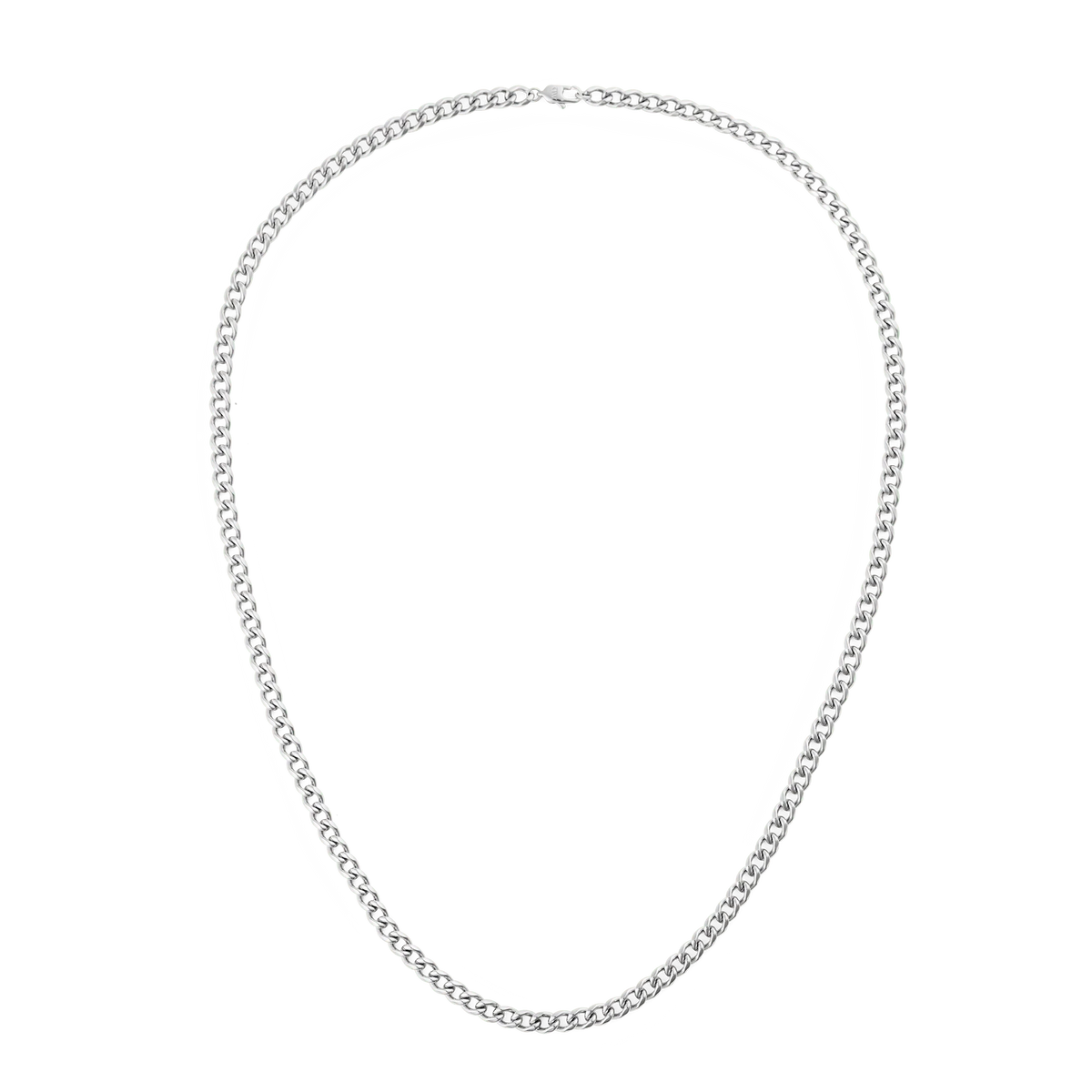 Daniel Wellington Ellipse 4mm Necklace Silver