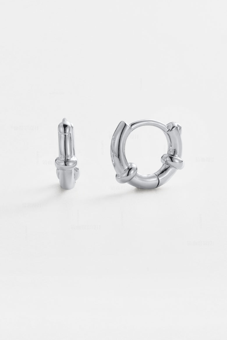 Zafino Tessa Huggie Silver