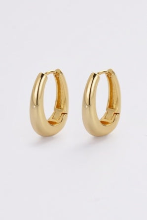 Zafino Pia Hoop Medium Gold