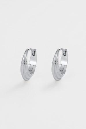 Zafino Marley Silver Hoop- Small