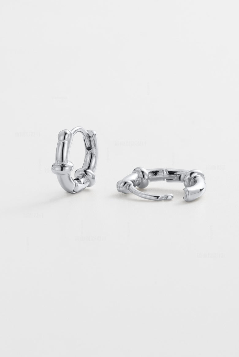 Zafino Tessa Huggie Silver