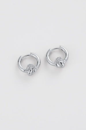 Zafino Elle Hoop Silver