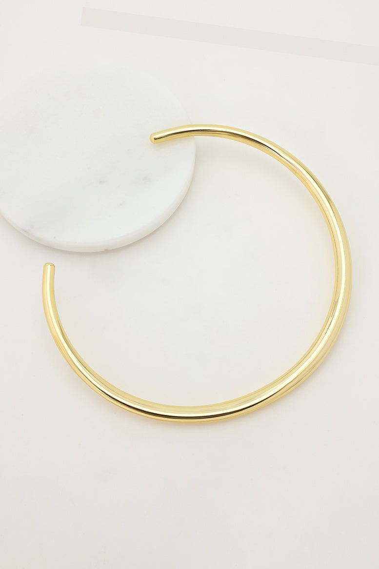 Zafino Meika Cuff Necklace Gold