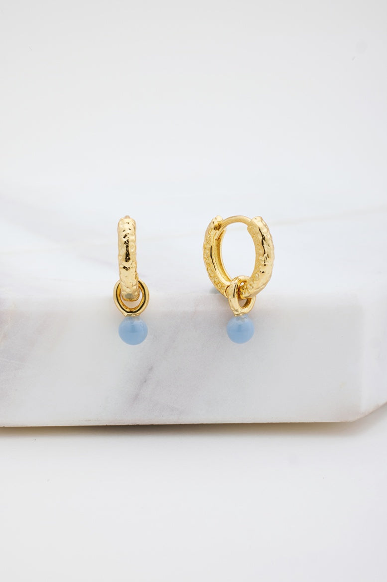 Zafino Emery Earring- Blue/Gold