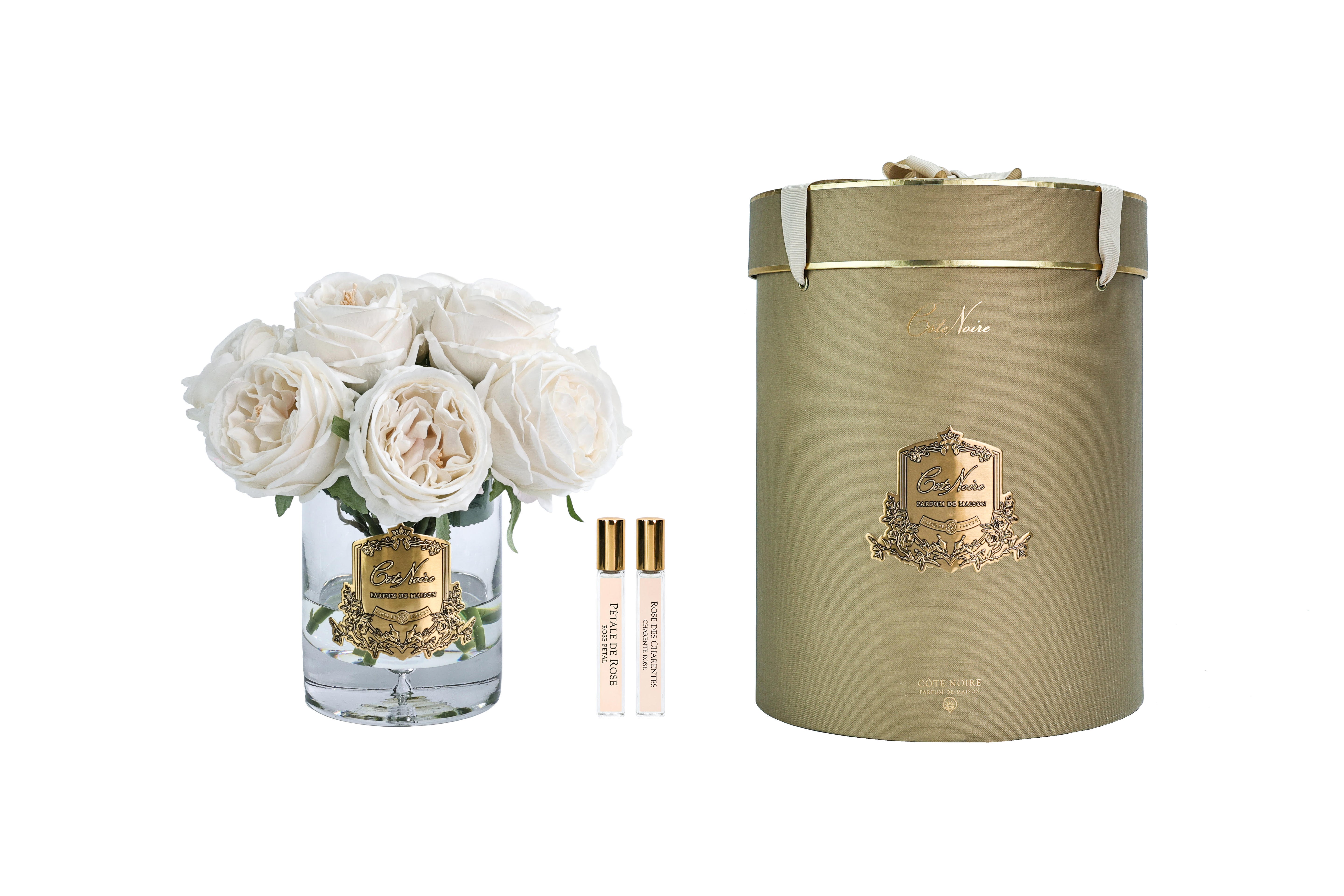 Cote Noir Garden Rose Bouquet Champgane Pink