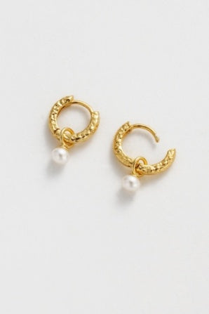 Zafino Emery Earring Pearl Gold